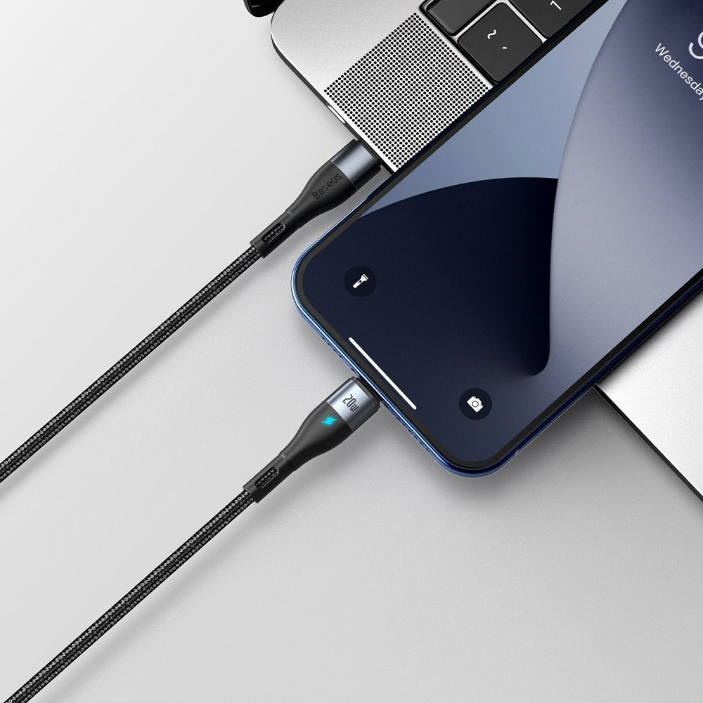 Baseus Zinc USB Type- C na Lightning magnetski kabel Power Delivery 20 W 1 m