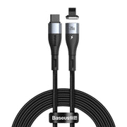 Baseus Zinc USB Type C - Lightning magnetski kabel Power Delivery 20 W 2 m crna