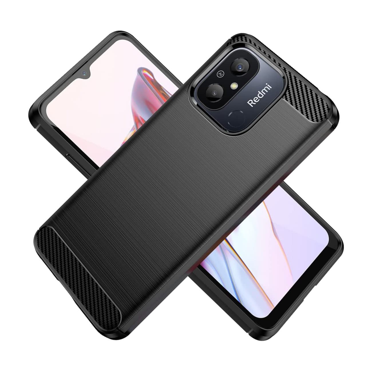 CARBON Case maskica za XIAOMI Redmi 12C crna