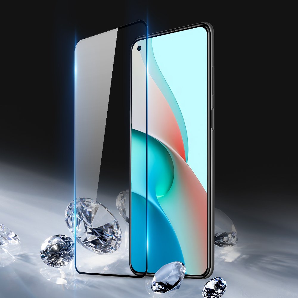 Dux Ducis 10D Kaljeno staklo 9H za cijeli zaslon s okvirom za Xiaomi Redmi Note 9 5G / Redmi Note 9 T 5G
