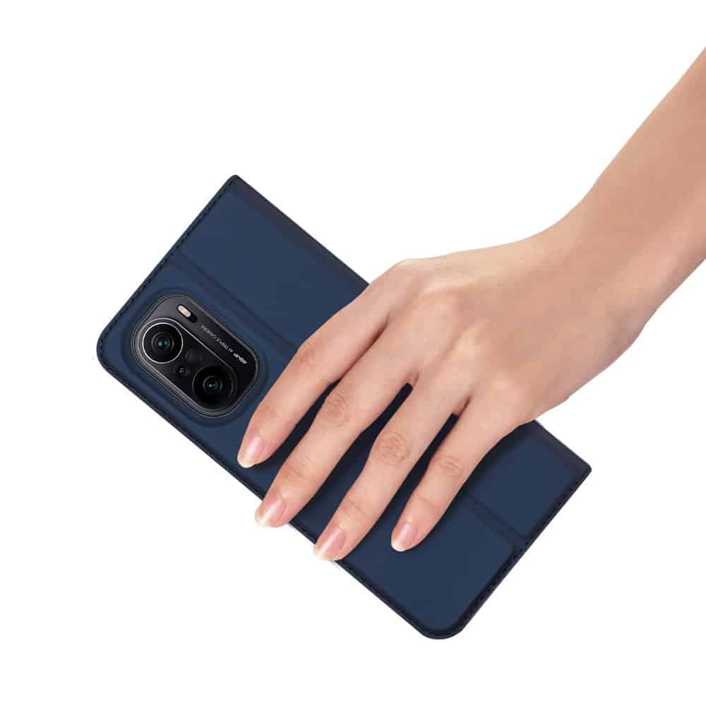 Dux Ducis Skin Pro preklopna futrola za Xiaomi Redmi K40 Pro+ / K40 Pro / K40 / Poco F3 plava