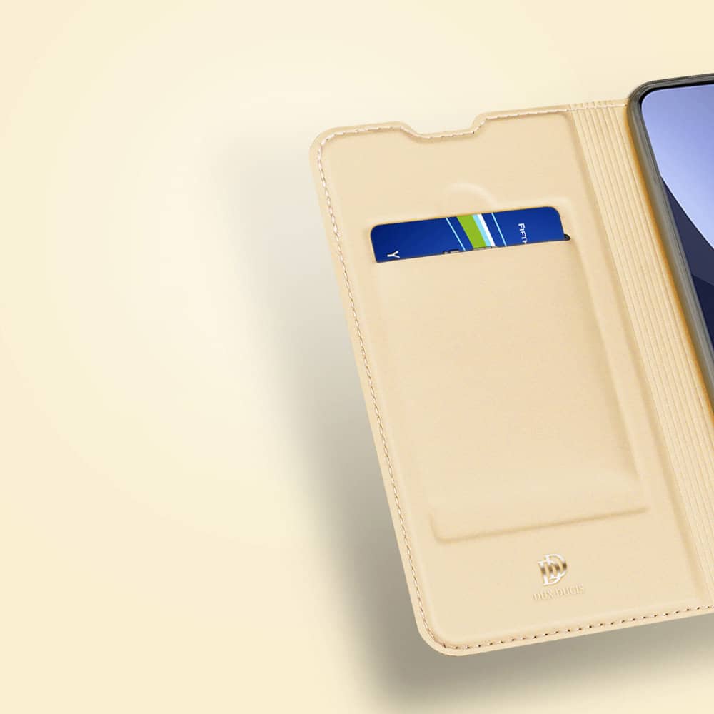 DUX DUCIS SKIN PRO PREKLOPNA FUTROLA ZA XIAOMI 12/12X ZLATNA