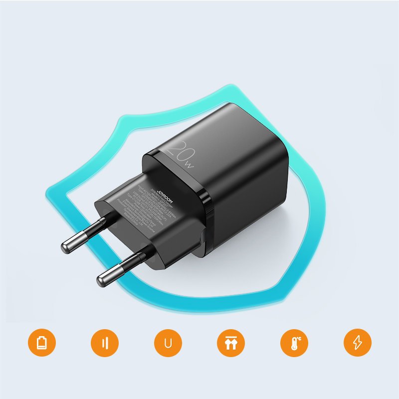 Zidni punjač Joyroom USB / USB tip C 20W 3A Quick Charge 3.0 Power Delivery SCP AFC