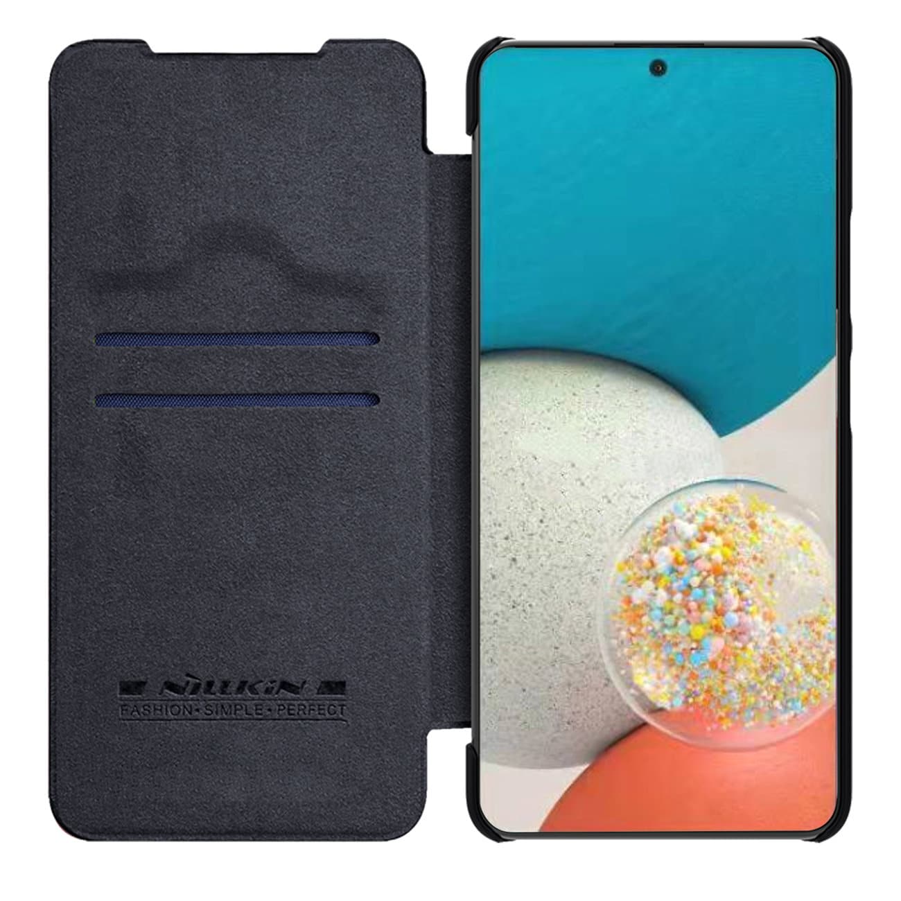 Nillkin Qin Pro kožna futrola za Samsung Galaxy A53 5G crna