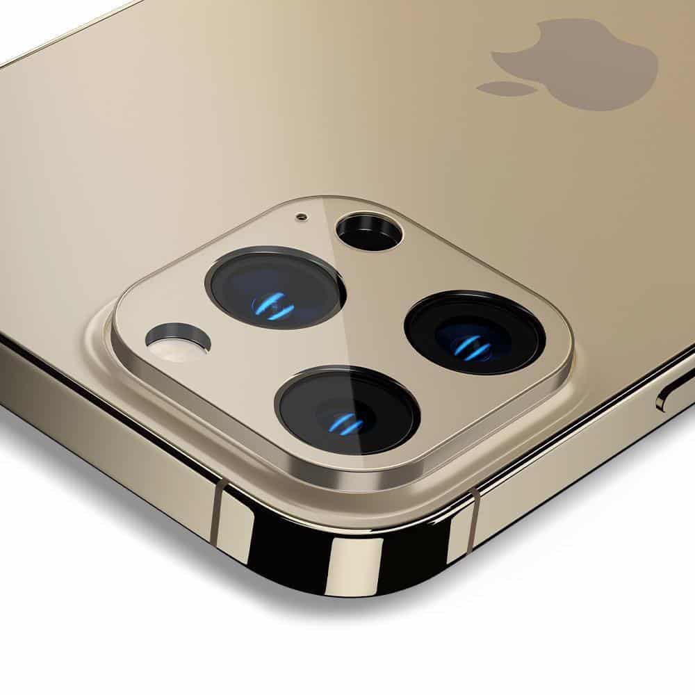 SPIGEN OPTIK.TR ZAŠTITNIK ZA KAMERU 2 kom ZA IPHONE 13 PRO / 13 PRO MAX ZLATNA MASKA