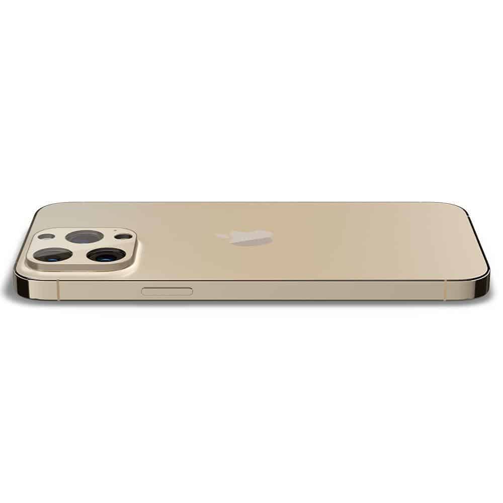 SPIGEN OPTIK.TR ZAŠTITNIK ZA KAMERU 2 kom ZA IPHONE 13 PRO / 13 PRO MAX ZLATNA MASKA
