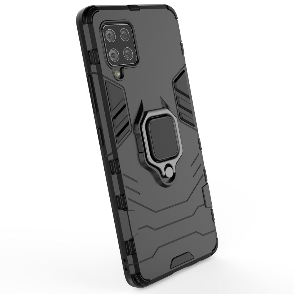 Ring Armor Case zaštitna maska za Samsung Galaxy A42 5G crna