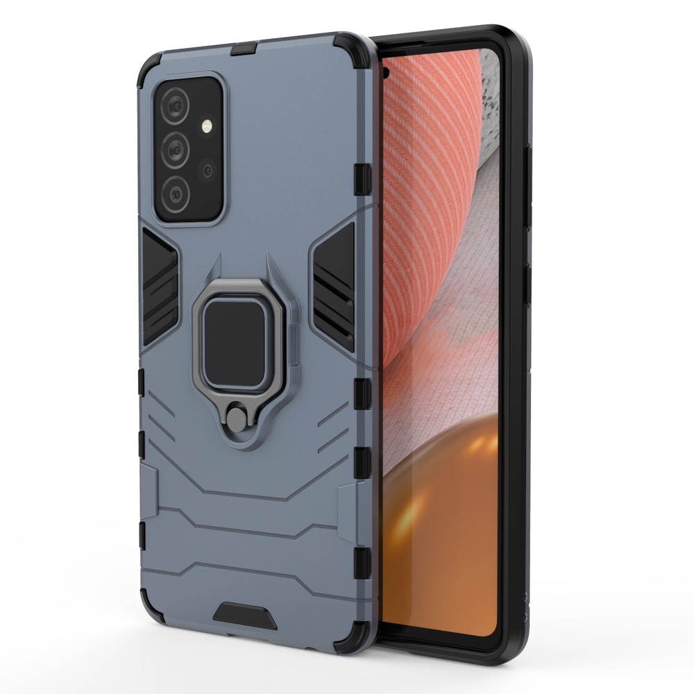 Ring Armor zaštitna futrola sa držačem za Samsung Galaxy A72 4G plava