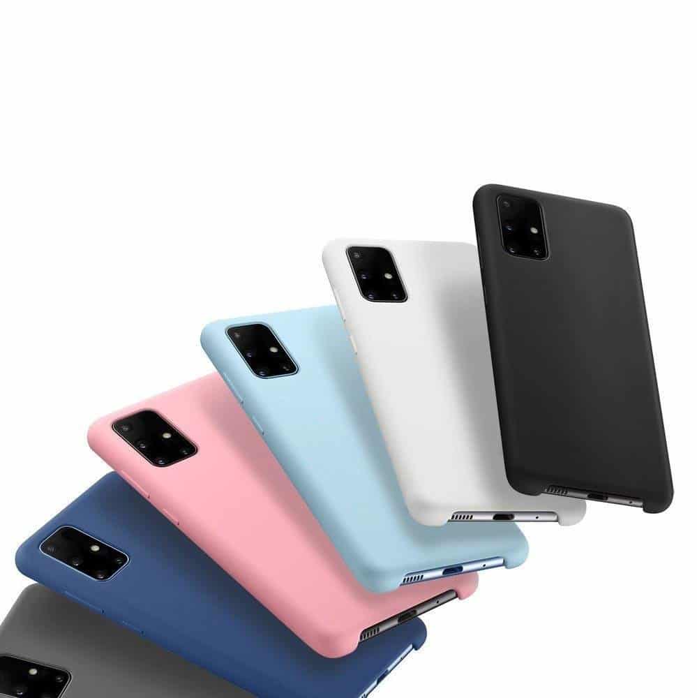 Silikonska futrola Meka fleksibilna gumena maska za Samsung Galaxy A12 / Galaxy M12 tamno plava