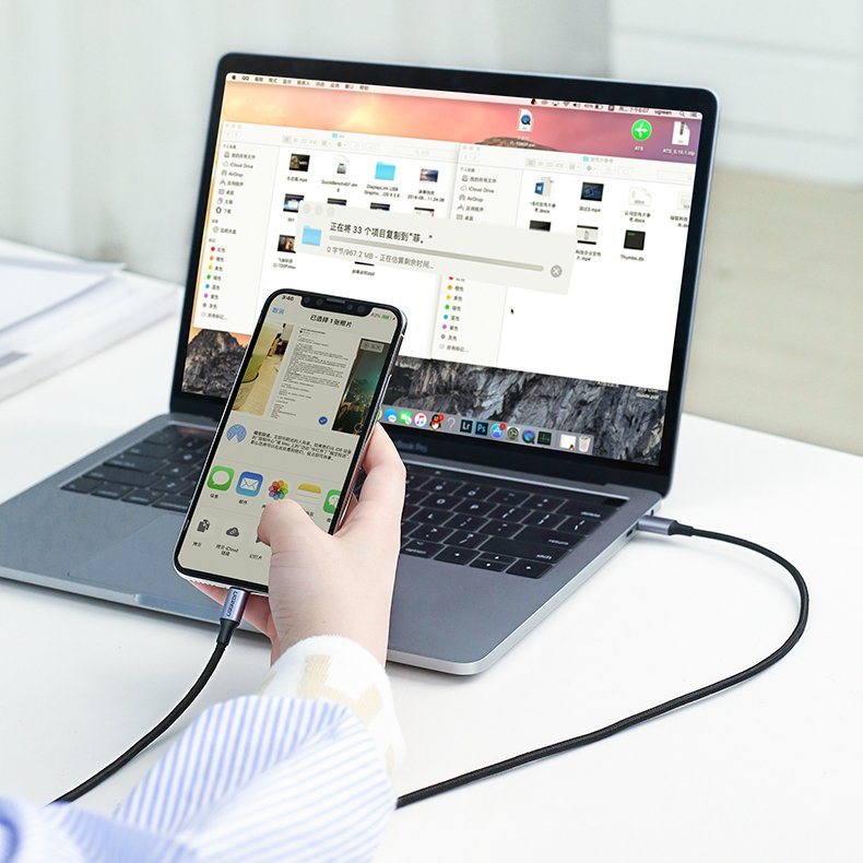 USB Type C - Lightning PD Apple MFI kabel Ugreen 3A