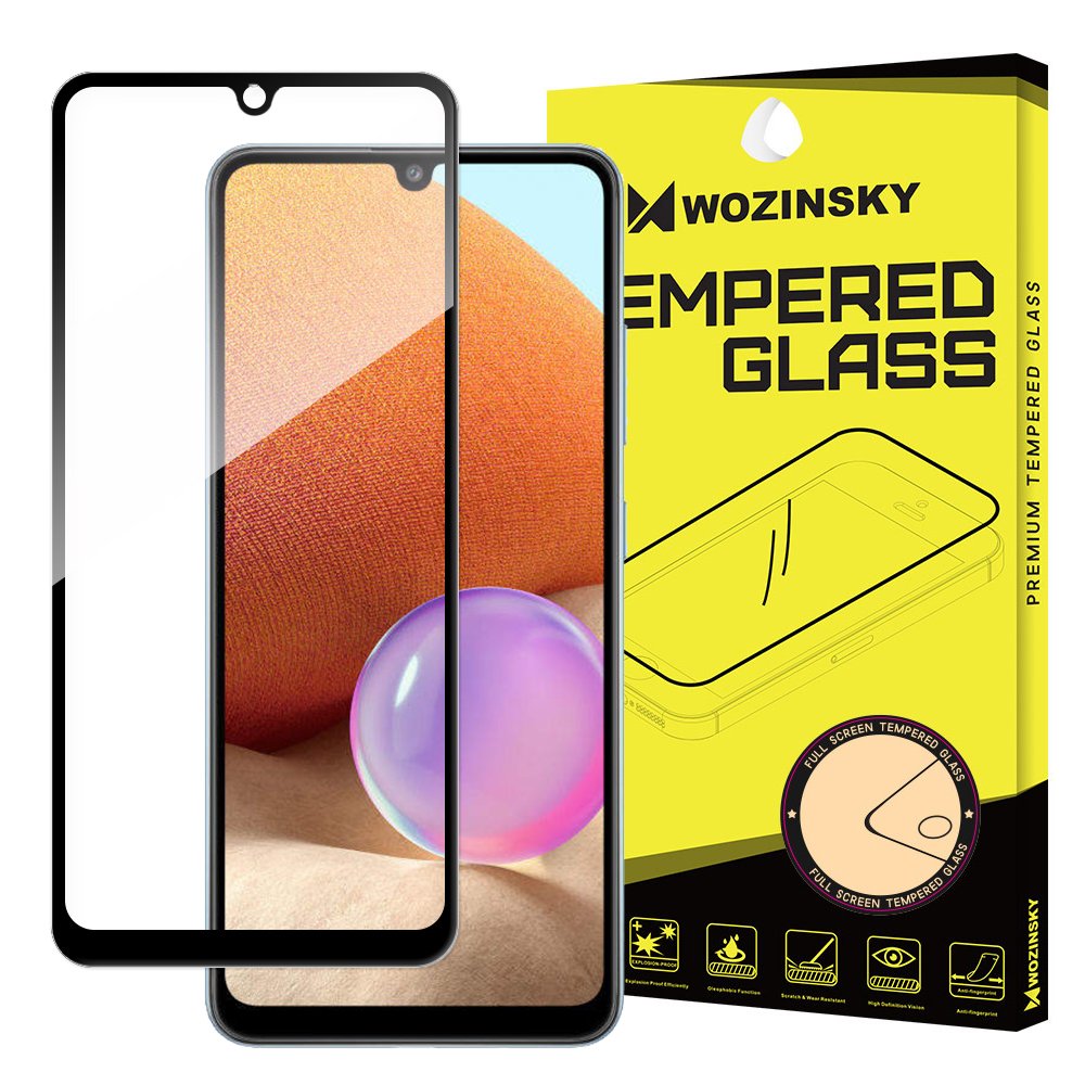 Kaljeno staklo čvrsta zaštita sa okvirom za Samsung Galaxy A32 4G