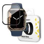 Wozinsky Watch Glass hibridno staklo za Apple Watch 7/8 45mm crno