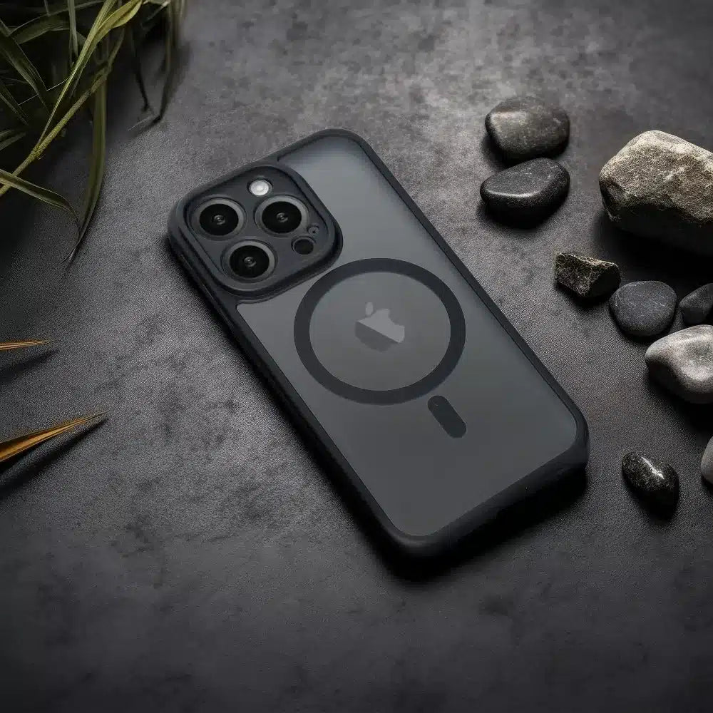 Full Matte Mag Cover maska kompatibilna s MagSafe za iPhone 14 Pro Max crna