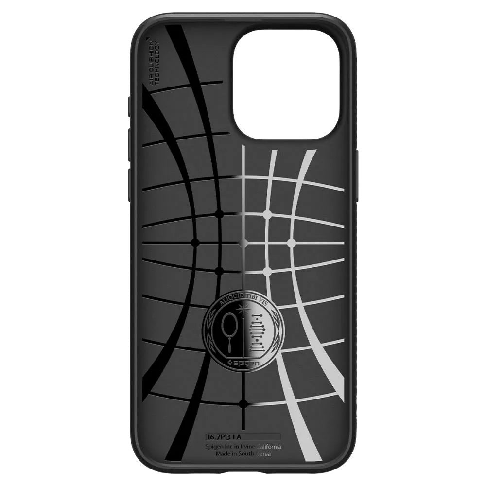 SPIGEN Liquid Air maska za IPHONE 15 PRO mat crna