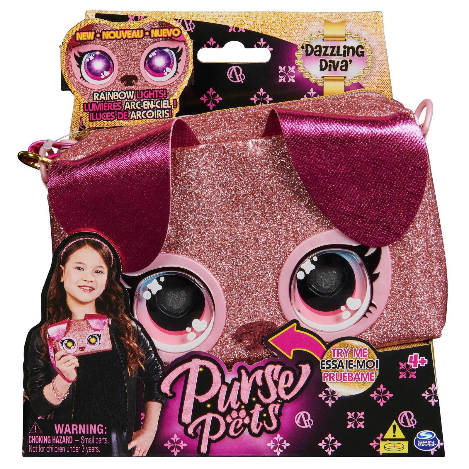 Purse Pets BAG INA PursePets Wristlet Puppy GML Fuksija, Ružičasto Djevojčice Clutch torbica