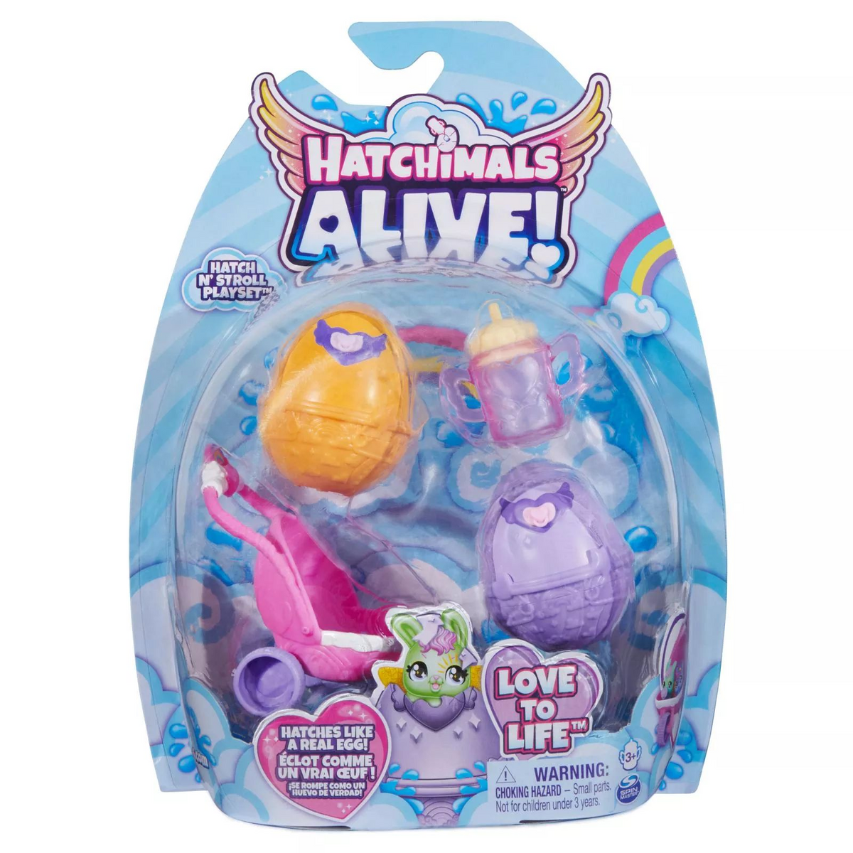 Hatchimals EGG COL FeatrNurturPckStrollerVer2 GML
