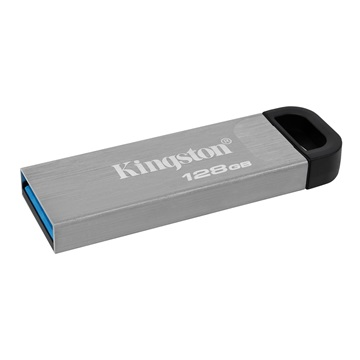 Kingston Technology DataTraveler Kyson USB izbrisivi memorijski pogon 128 GB USB Tip-A 3.2 Gen 1 (3.1 Gen 1) Srebro
