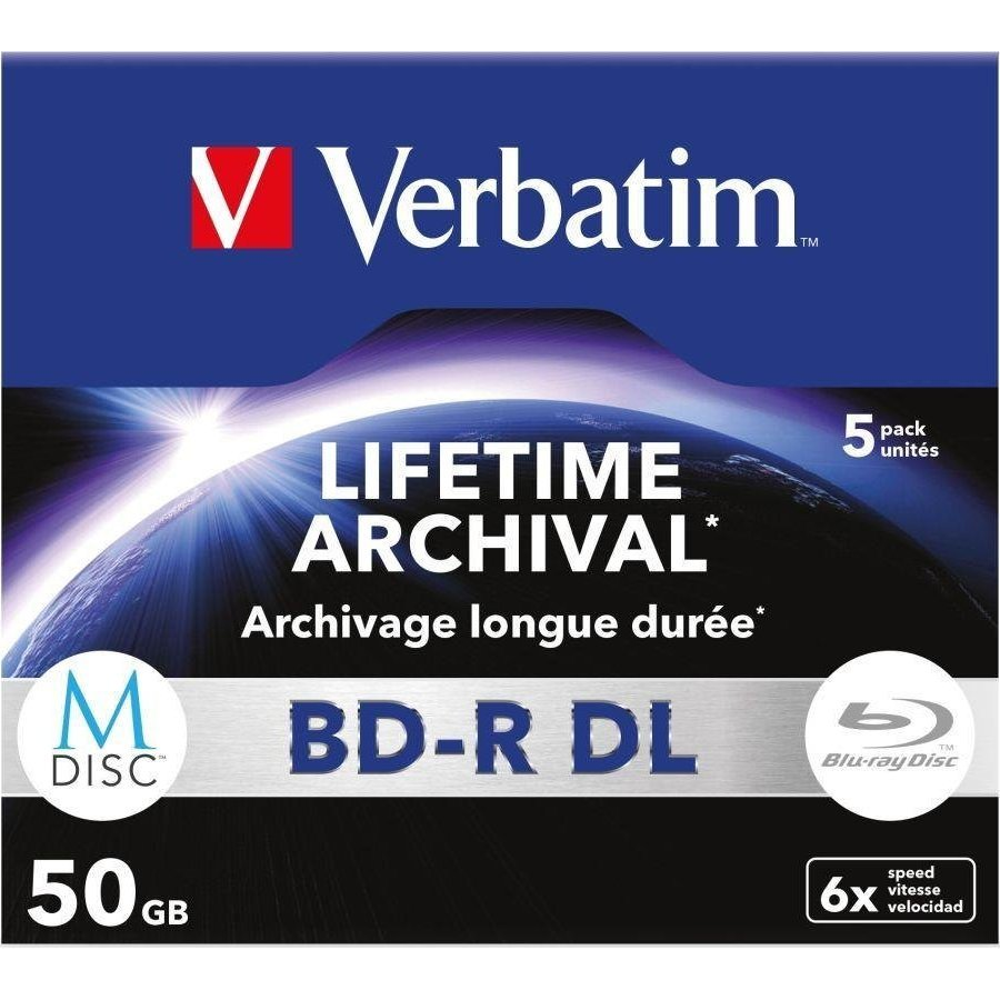 Verbatim MDISC BD-R DL 50 GB 5 kom