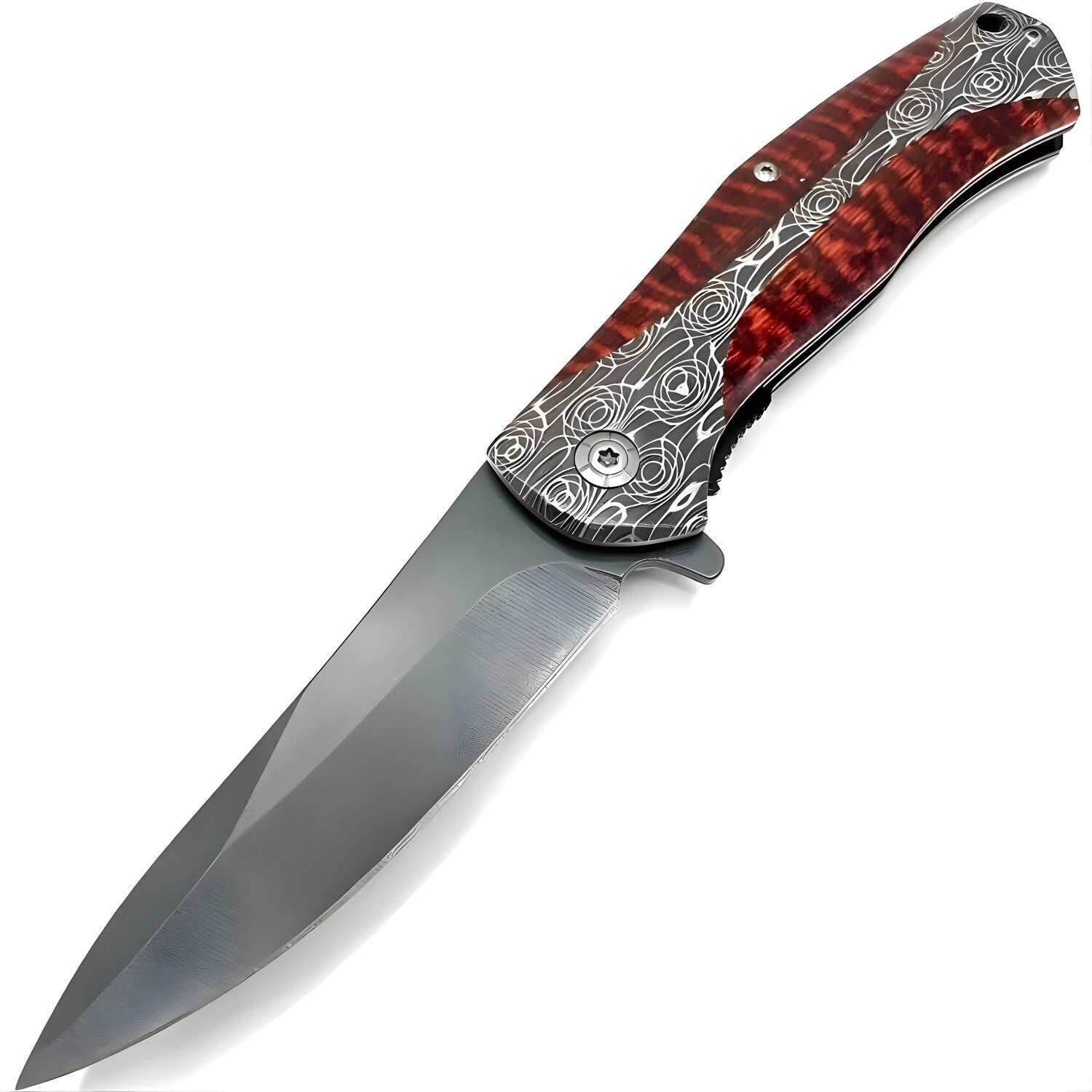 Vanjski sklopivi nož YC-39077 - Tip2 / Siva / Crvena KP39077