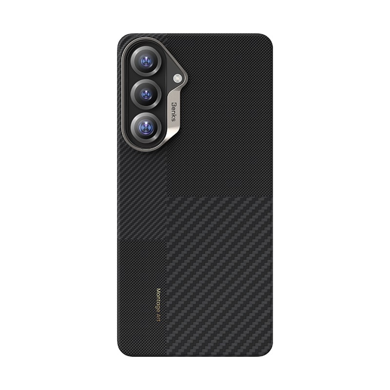 Benks Montage Magnetic Armor Air Kevlar maska ​​s metalnim okvirom za Samsung Galaxy S26 crna