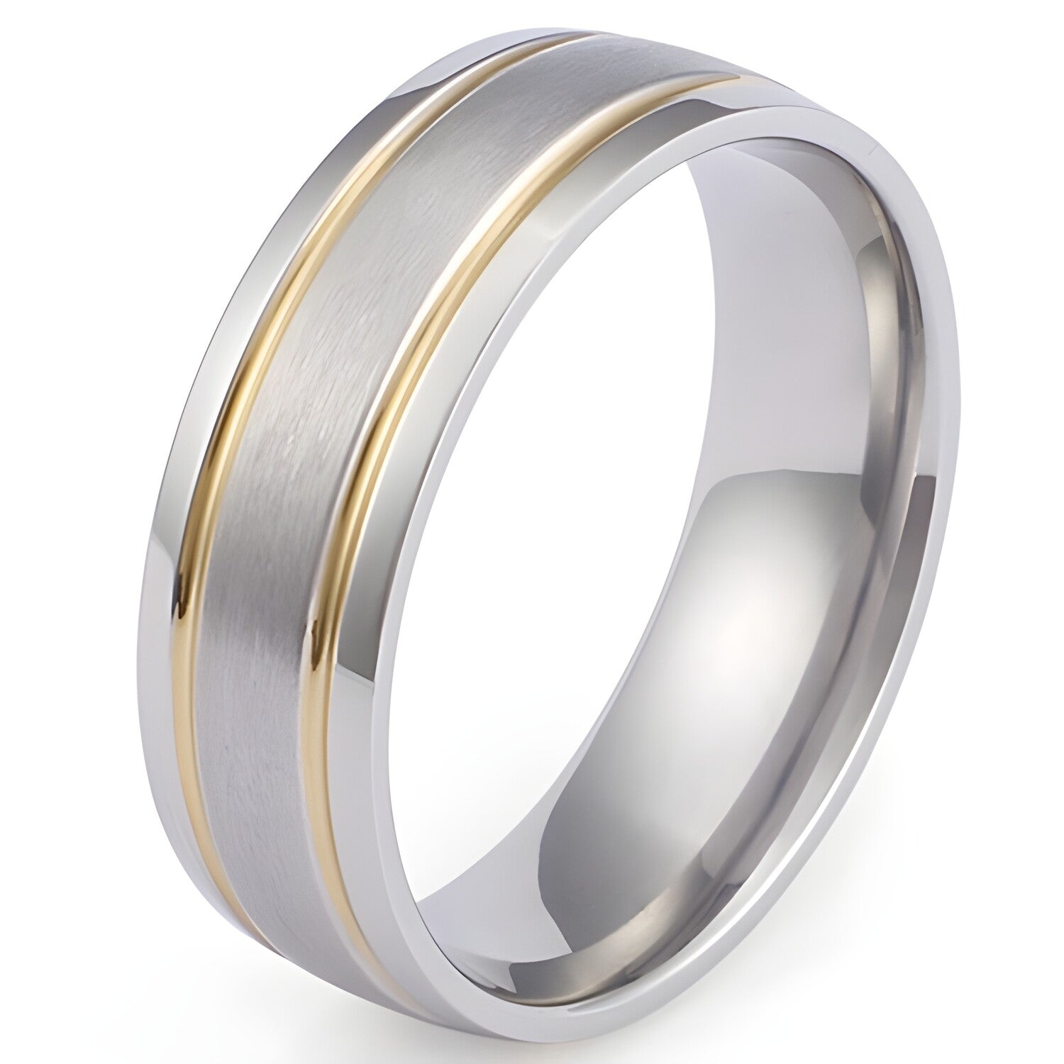 Muški Prsten FR-17593 - Srebrna / 62mm KP17593