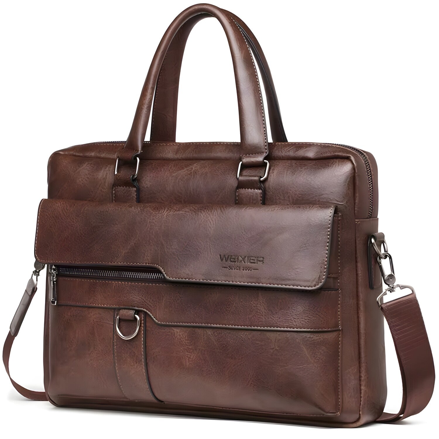 Muška Crossbody Torba WEIXIER GA-35559 - Tamno smeđa KP35559