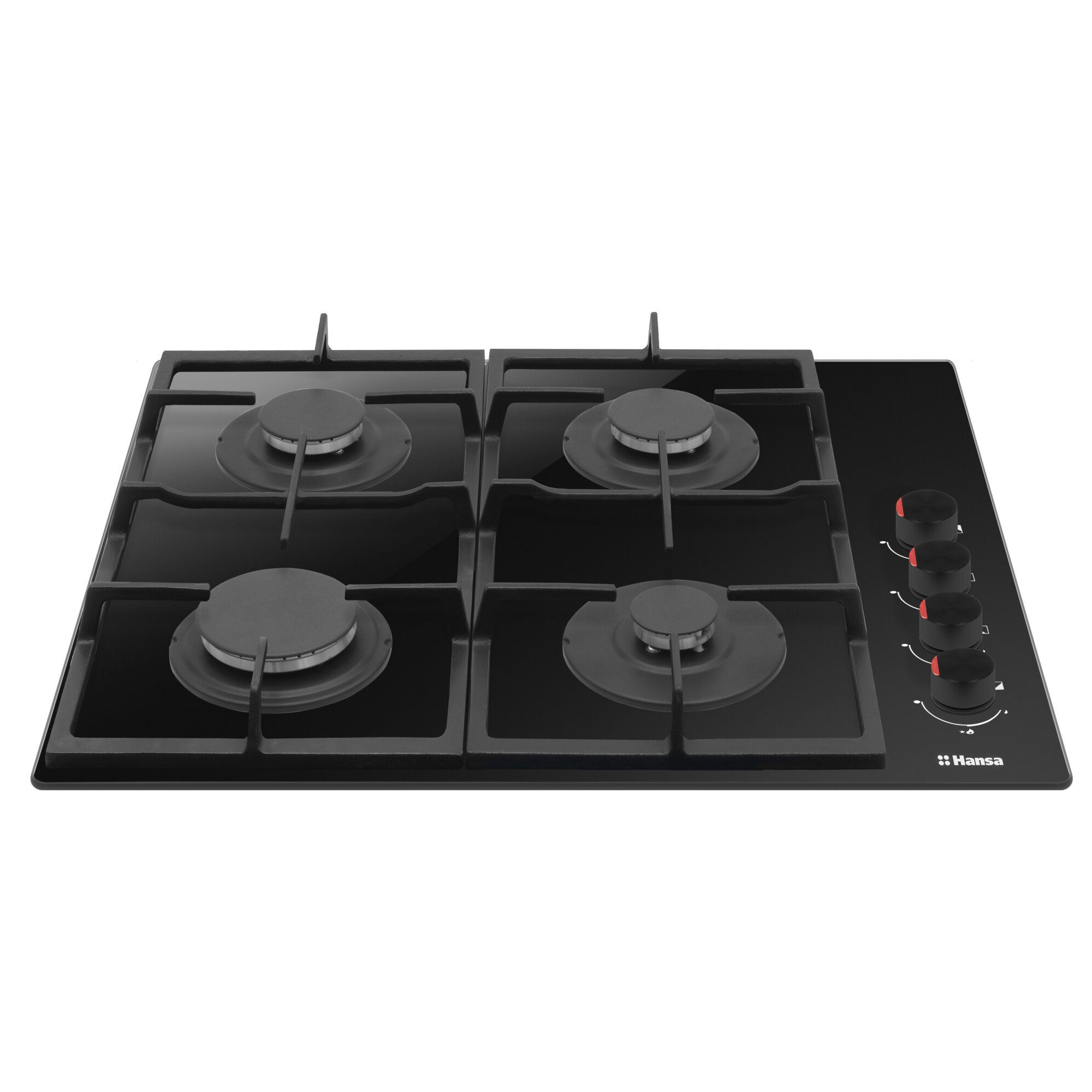 Hansa ploča za kuhanje BHKS620531, staklokeramika, 4 plina