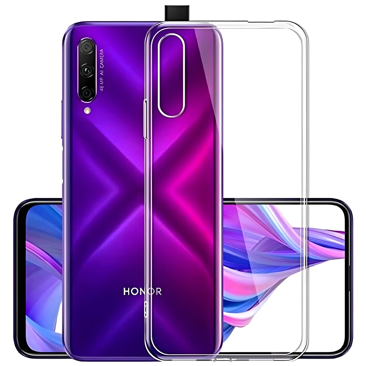Przezračno zaštitno kućište za Honor 9X Pro - Prozirna KP26613