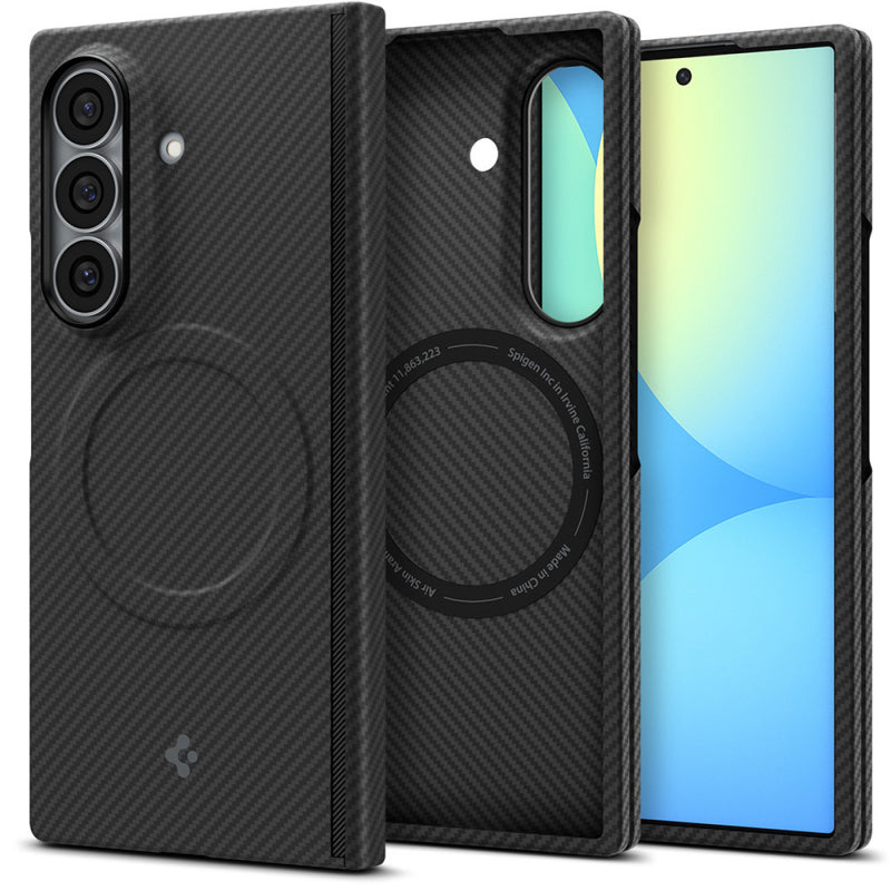 Spigen Air Skin Aramid s MagSafeom za Samsung Galaxy Z Fold8 Ultra crna ACS11510