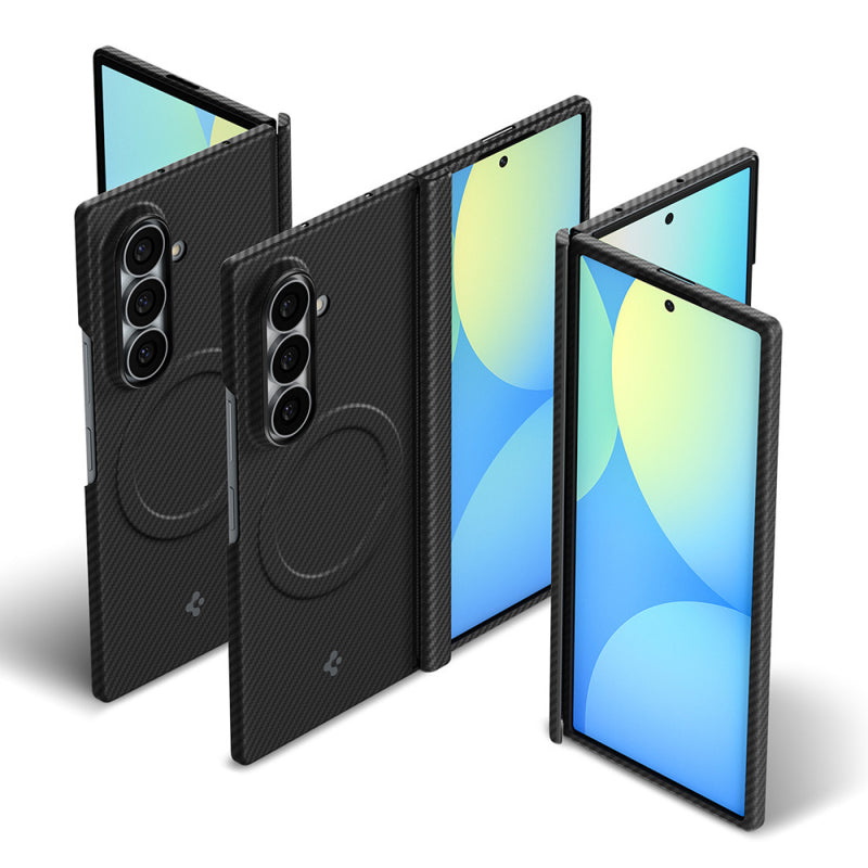 Spigen Air Skin Aramid s MagSafeom za Samsung Galaxy Z Fold8 Ultra crna ACS11510