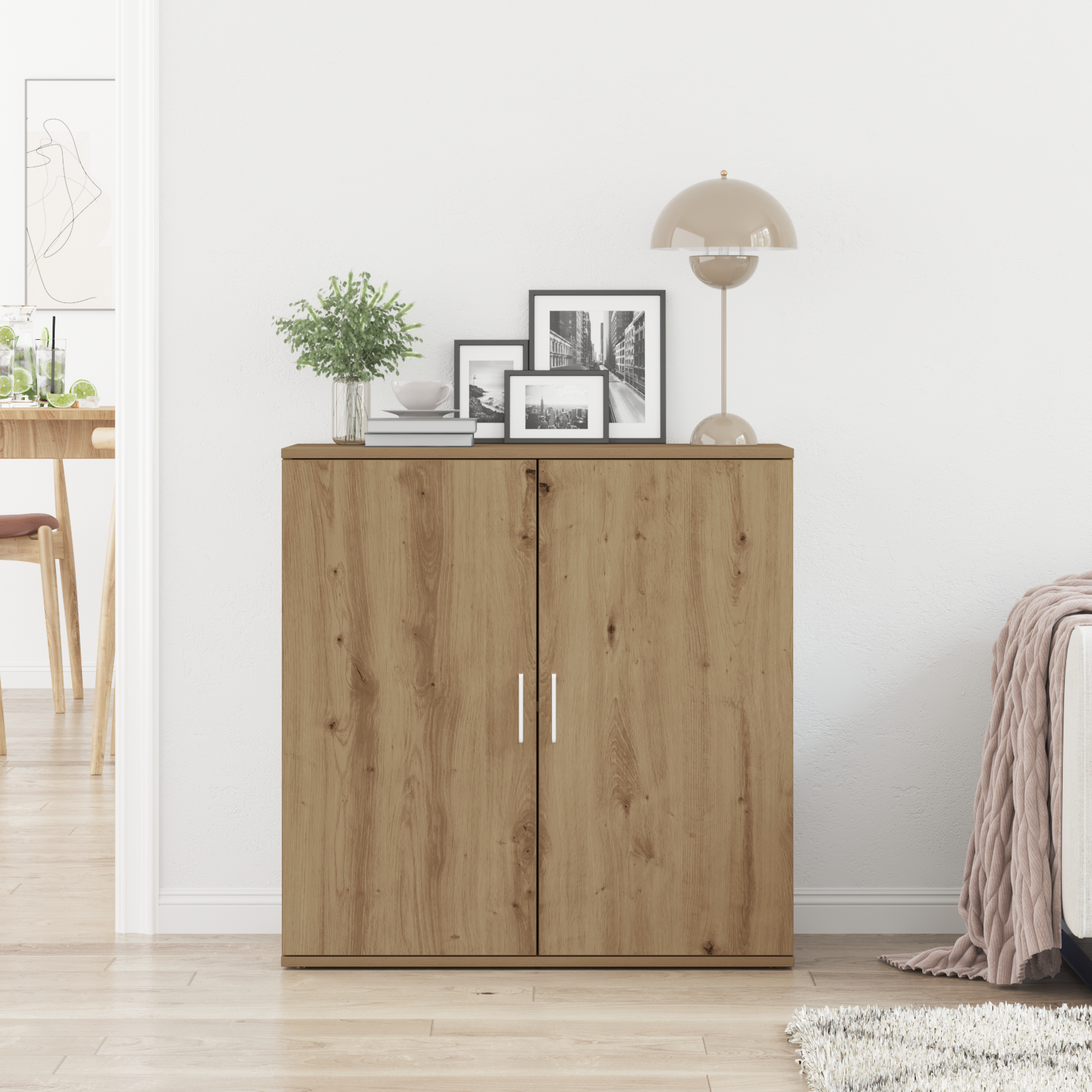 Kreveta Umjetnički hrast 79 x 38 x 80 cm Konstruirano drvo