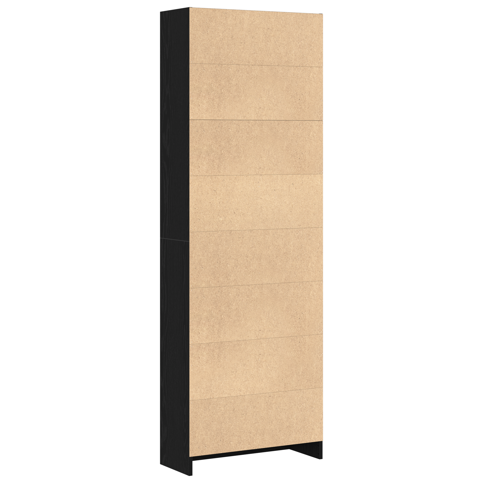 Polica Crni hrast 60 x 24 x 176 cm Konstruirano drvo