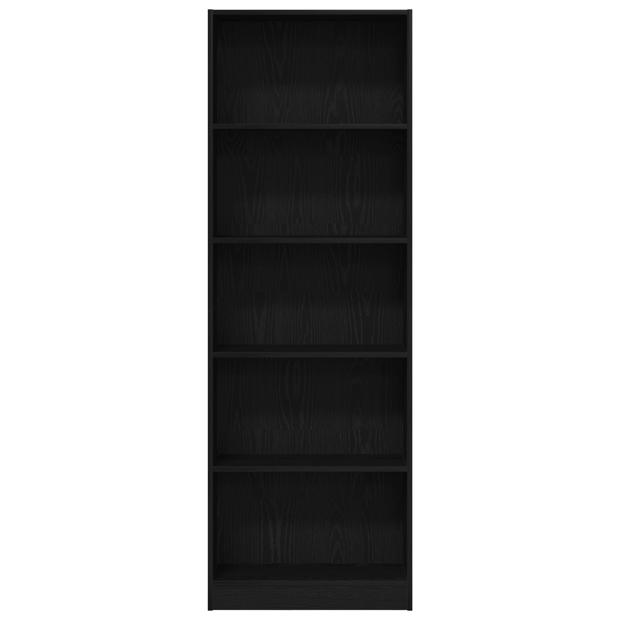 Polica Crni hrast 60 x 24 x 176 cm Konstruirano drvo