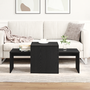 Stolovi za slaganje Crni hrast 100 x 48 x 40 cm