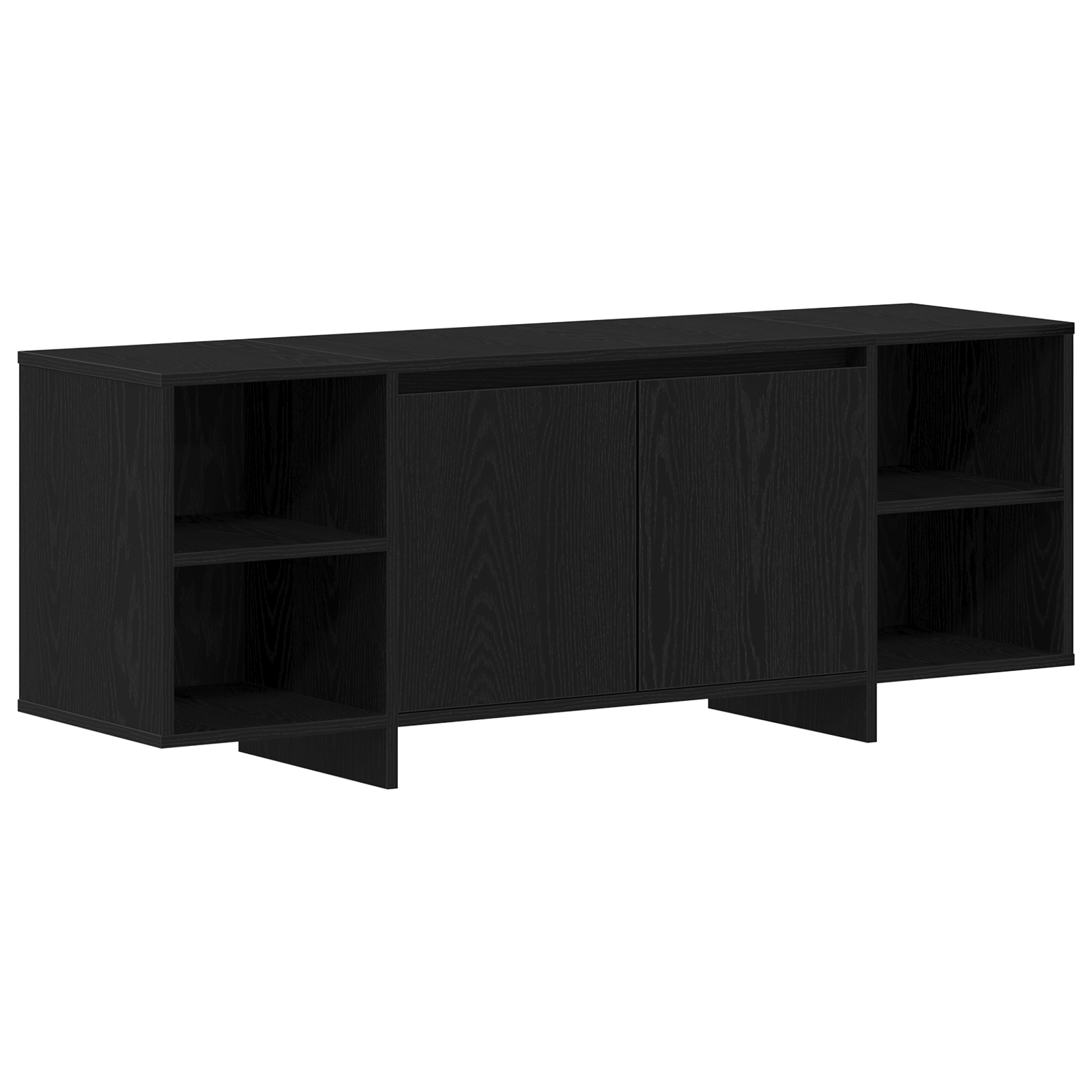 TV ormar 130 x 35 x 50 cm Crni hrast Konstruirano drvo