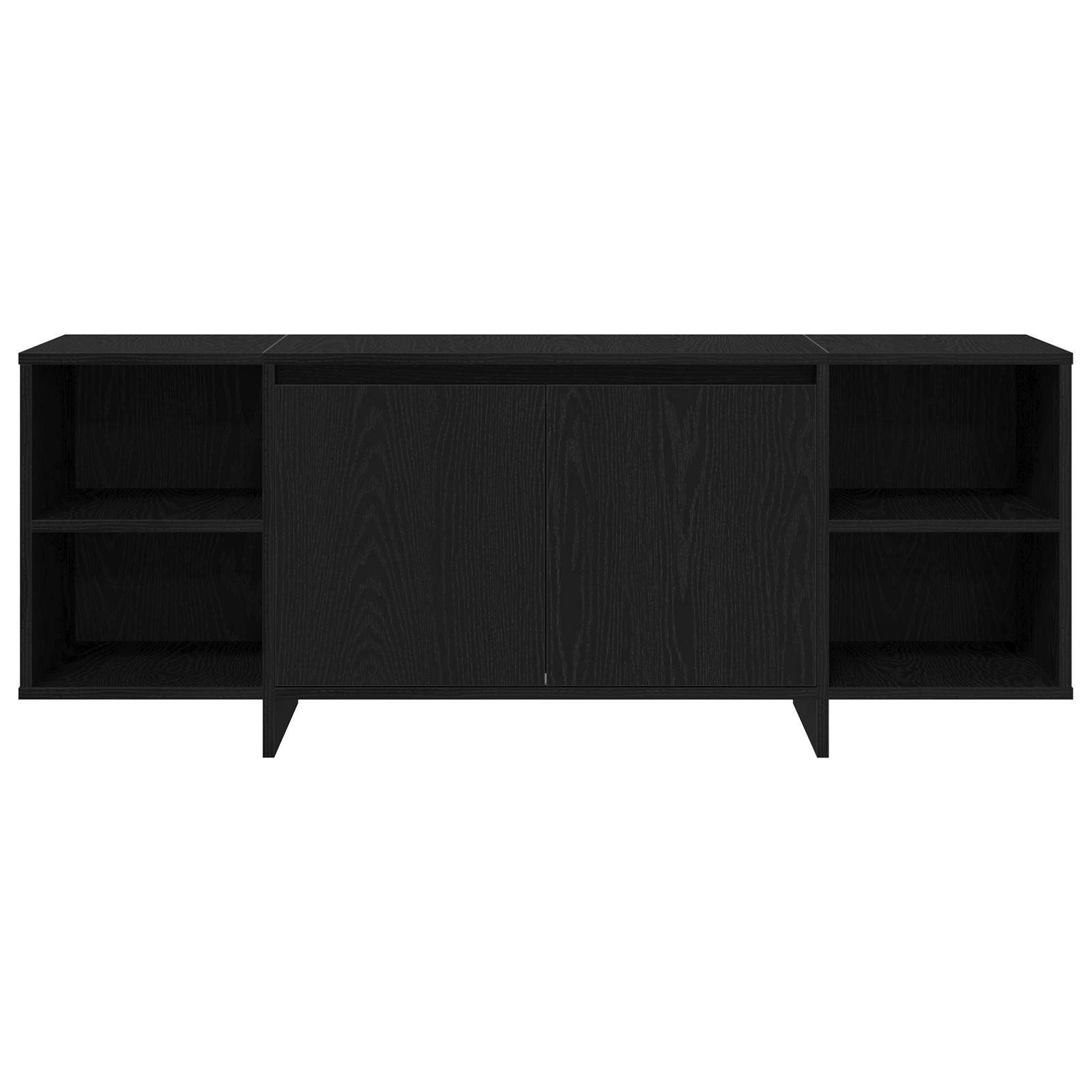TV ormar 130 x 35 x 50 cm Crni hrast Konstruirano drvo