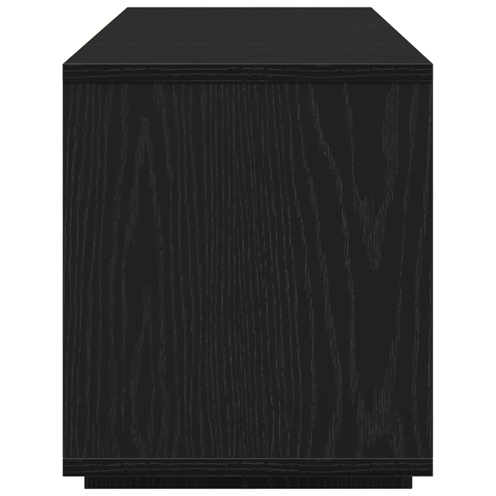 TV ormar 130 x 35 x 50 cm Crni hrast Konstruirano drvo