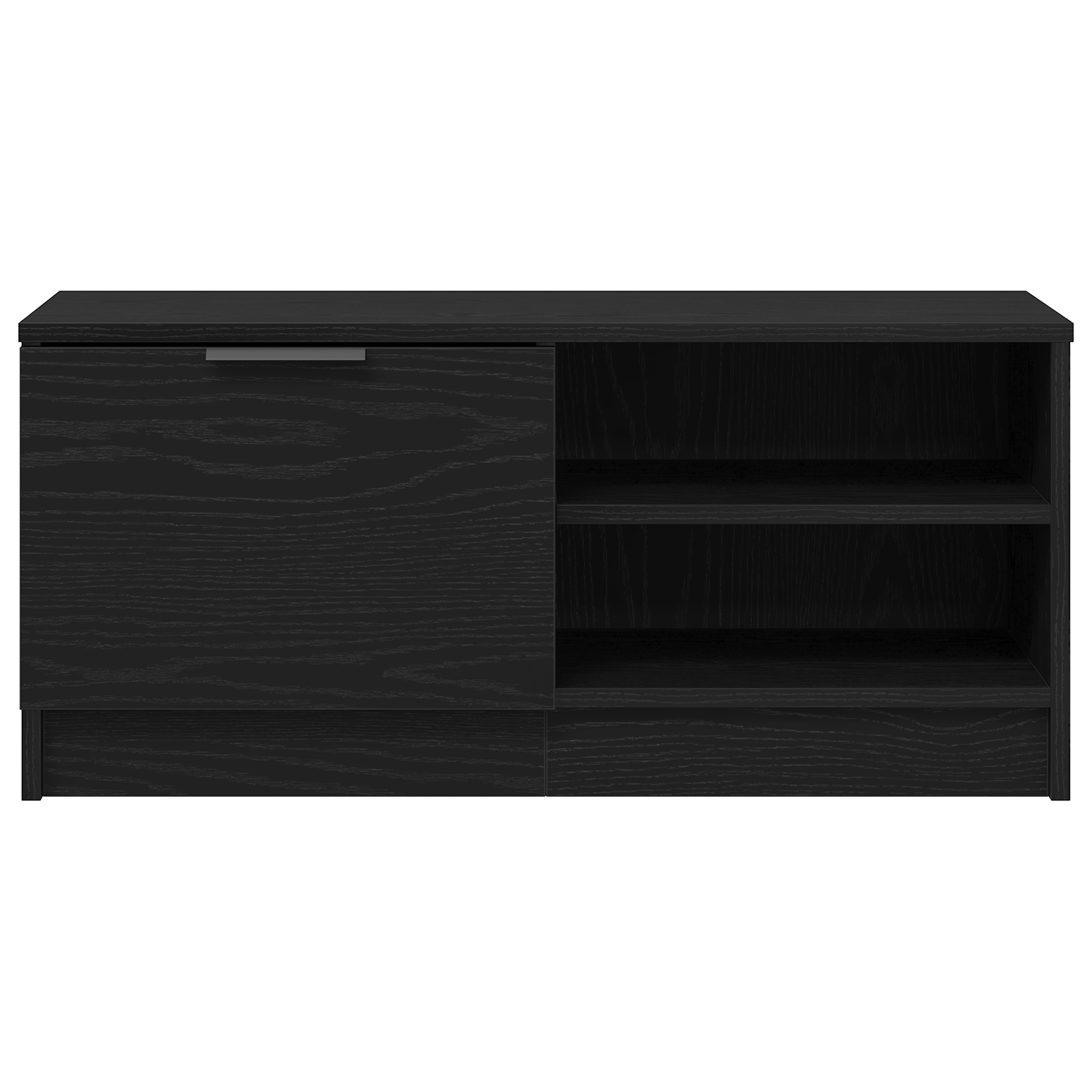 TV ormar 2 pcs Crni hrast 80 x 35 x 36,5 cm Konstruirano drvo