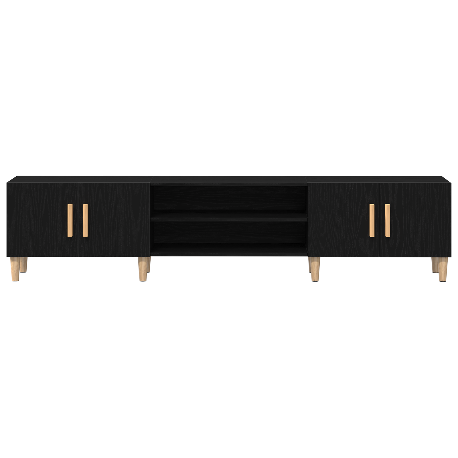 TV ormar Crni hrast 180 x 31,5 x 40 cm Konstruirano drvo