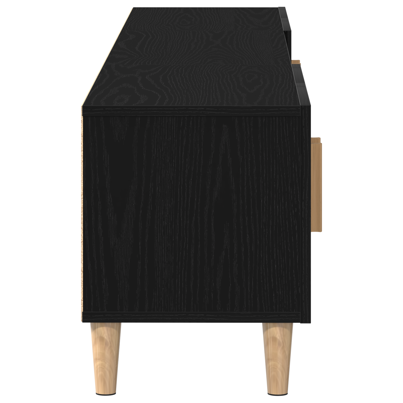 TV ormar Crni hrast 180 x 31,5 x 40 cm Konstruirano drvo