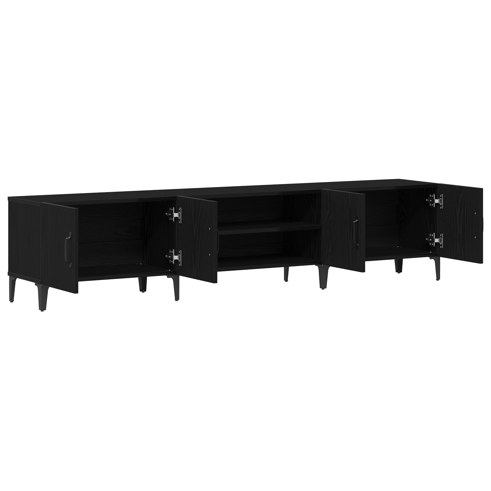TV ormar Crni hrast 180 x 31,5 x 40 cm Konstruirano drvo