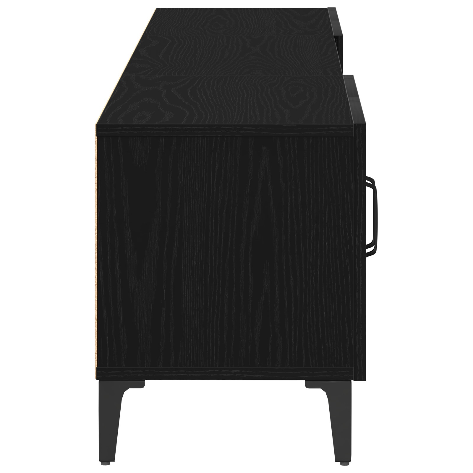 TV ormar Crni hrast 180 x 31,5 x 40 cm Konstruirano drvo