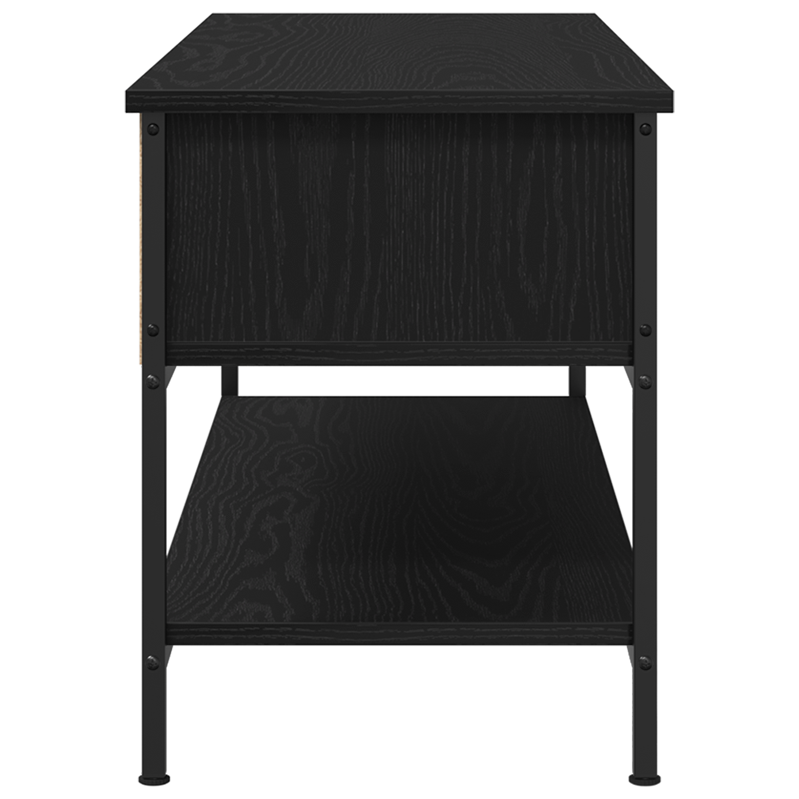 Set TV komoda Crni hrast 100 x 35 x 45 cm Konstruirano drvo