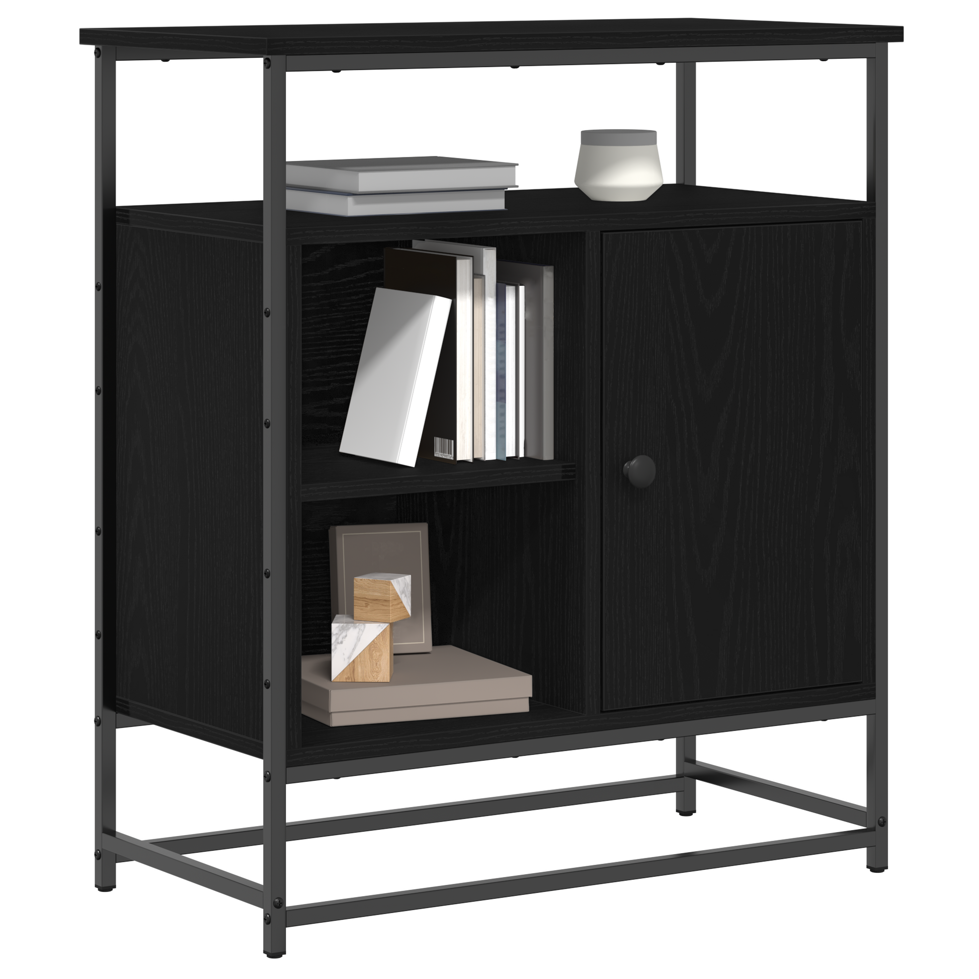 Kreveta Crni hrast 69 x 35 x 80 cm Konstruirano drvo