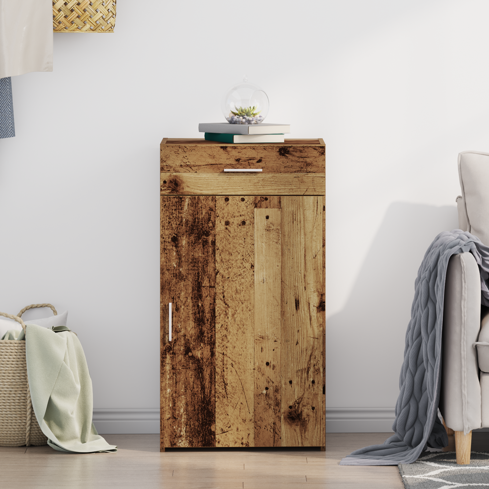 Kreveta s ladicama Staro drvo 50 x 42,5 x 93 cm