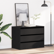 Ormar s ladicama Crna 80 x 41 x 58 cm Konstruirano drvo