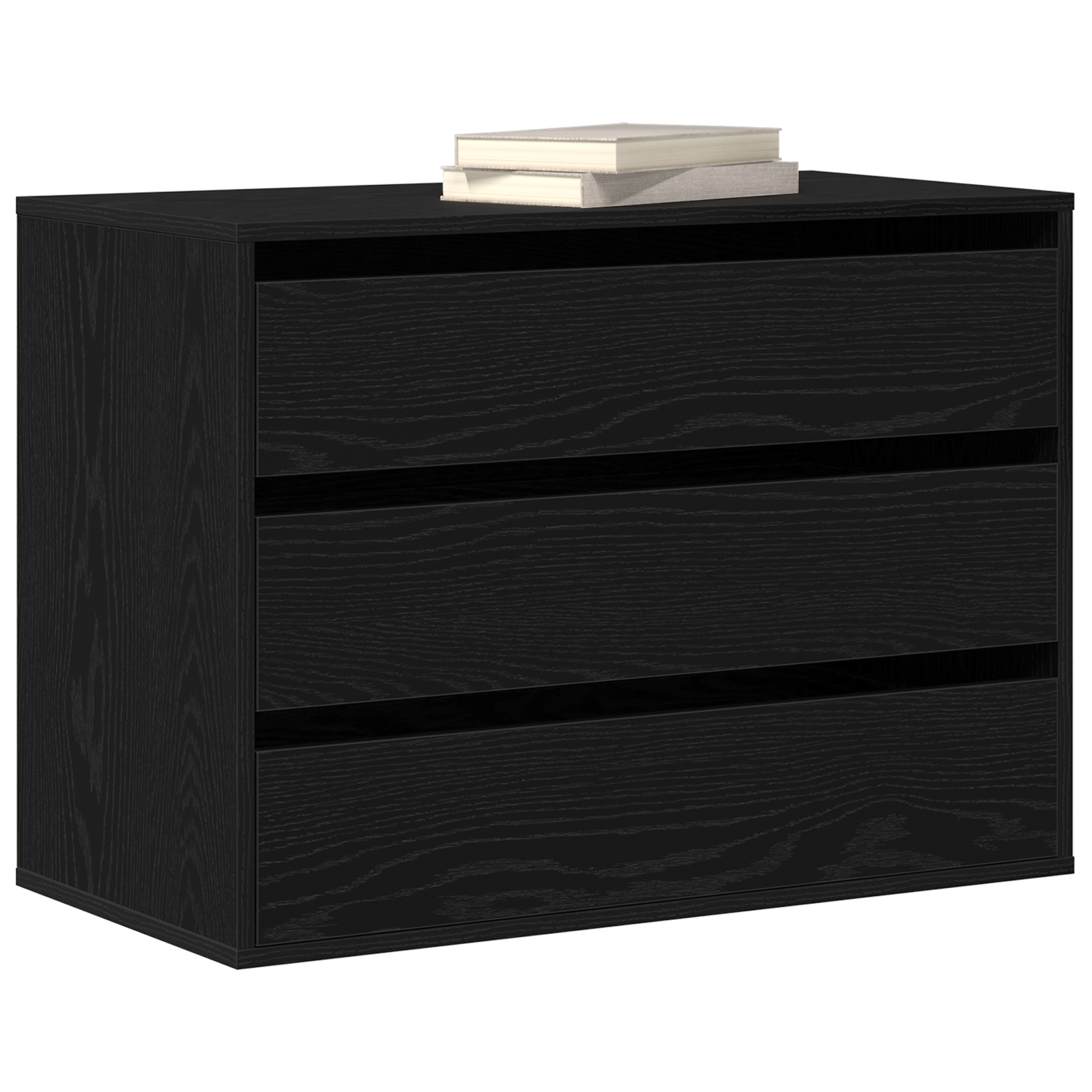 Ormar s ladicama Crna 80 x 41 x 58 cm Konstruirano drvo