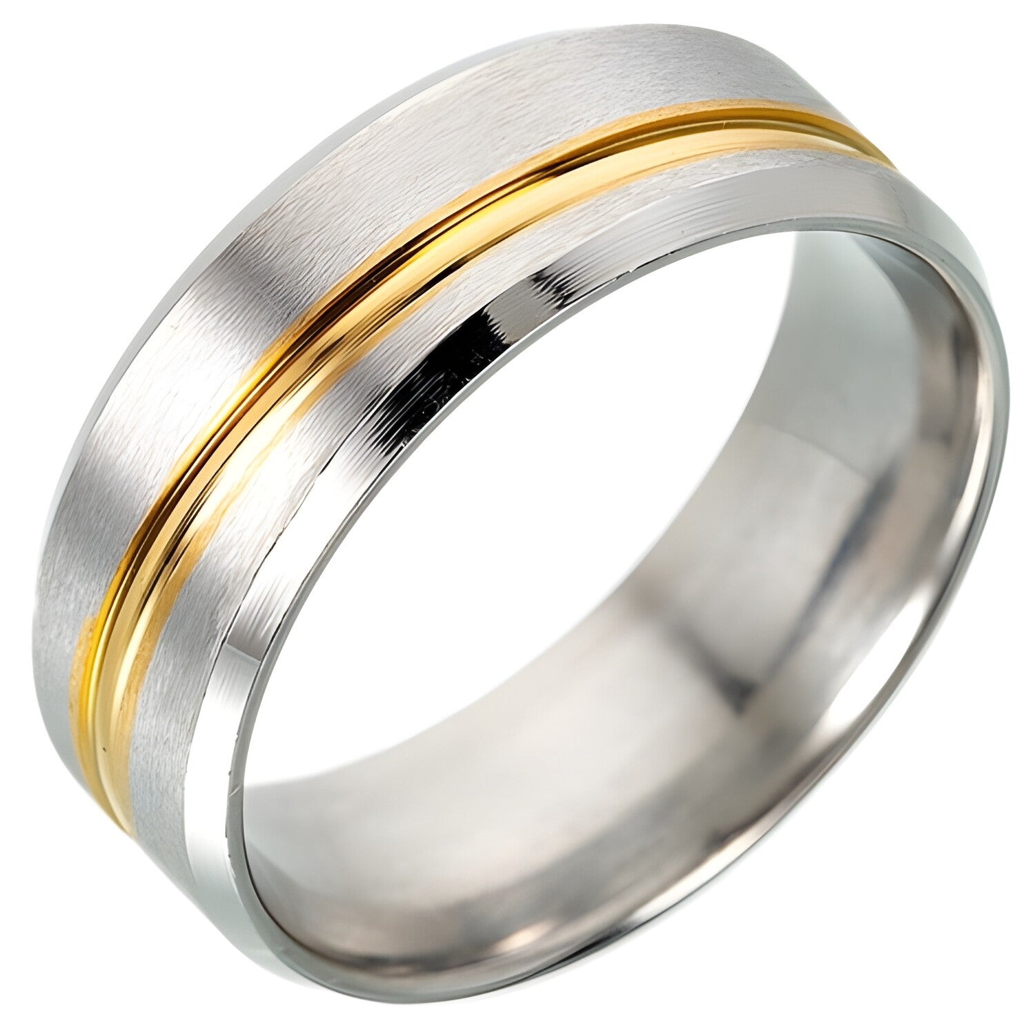 Prsten JO-17340 - Srebrna / Zlatna / 62mm KP17340