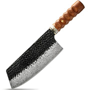 Damaskasti kuhinjski nož KE-37349 - Cleaver / Smeđa KP37349