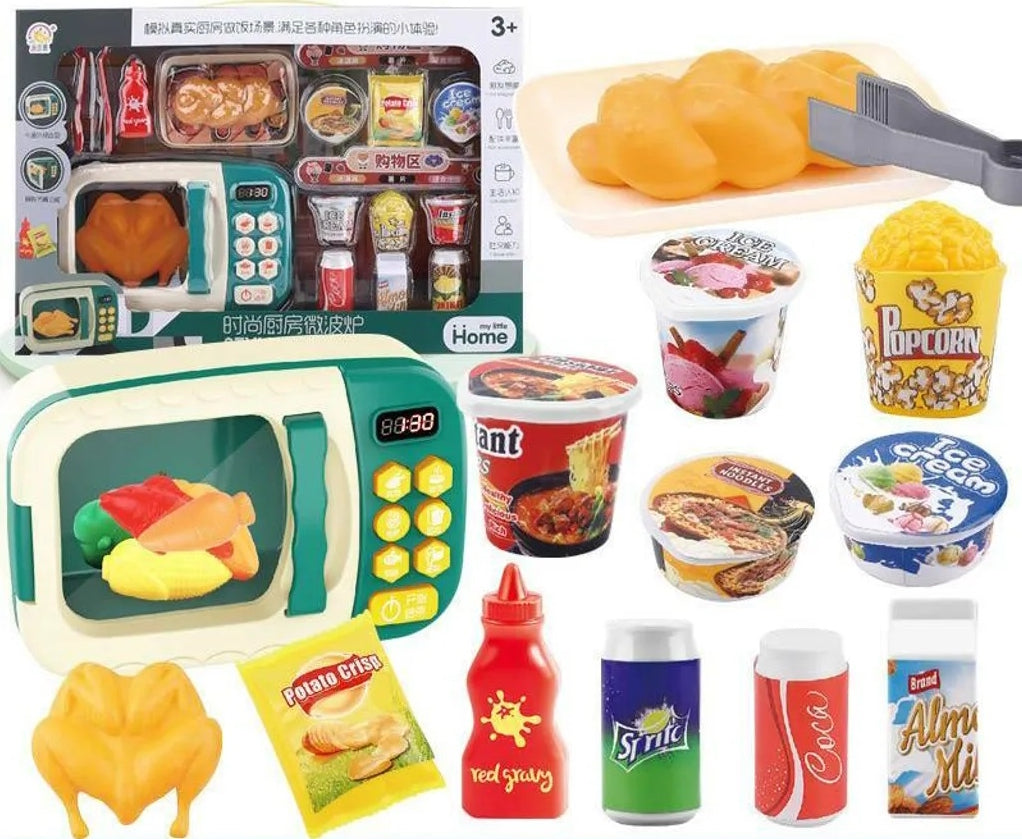 Dečji kuhinjski set s mikrovalnom pećnicom